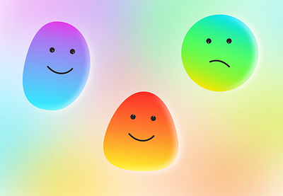 Gradient effect animation design emoji figma gradient graphic design ui