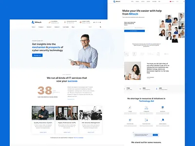 VueJS Nuxt JS Technology & Blog Template - Mitech vuejs