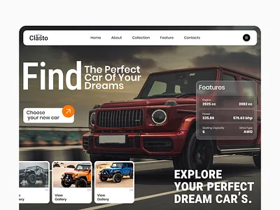 Car Landing Page auto automobile car car landing page car shop car website dealer drive landing page showroom web website