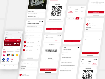 Awsumly – A Top-tier Payment Mobile Super App (all-in-one app) bank digital and e wallet branding design minimalist modern modern design payment mobile app product designer super app banking ui ux design