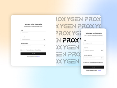 Registration Form: Sign Up form input log in login minimal proxy register registration responsive sign in sign up vpn web design website