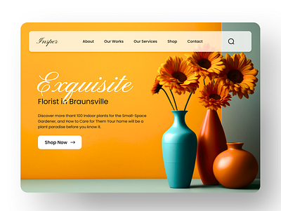 Insper Florist Web Design design ecommerce figma florist flower flower shop flower store shop store ui ui design ui ux uidesign uiux