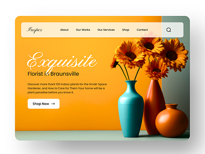 Insper Florist Web Design design ecommerce figma florist flower flower shop flower store shop store ui ui design ui ux uidesign uiux