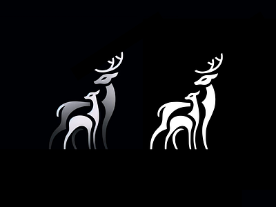 DEER - CHRISTMAS animal branding christmas deer design graphic design icon identity illustration logo merry noel santa ui vector winter