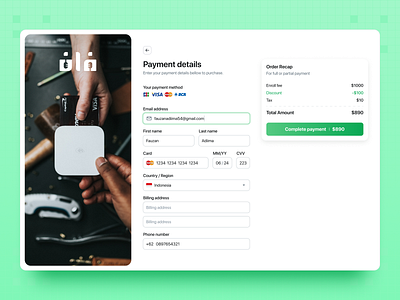 Payment Details - faana banking button checkout creadit card dropdown input field modal pay payment transaction ui ui design wallet web app