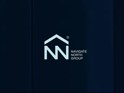 Navigate North - Real Estate Agency Branding architecture architecture logo arrow branding clean compass design house letter n logo design minimal navigate navigate north nn north premium real estate real estate group swiss up