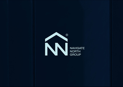 Navigate North - Real Estate Agency Branding architecture architecture logo arrow branding clean compass design house letter n logo design minimal navigate navigate north nn north premium real estate real estate group swiss up