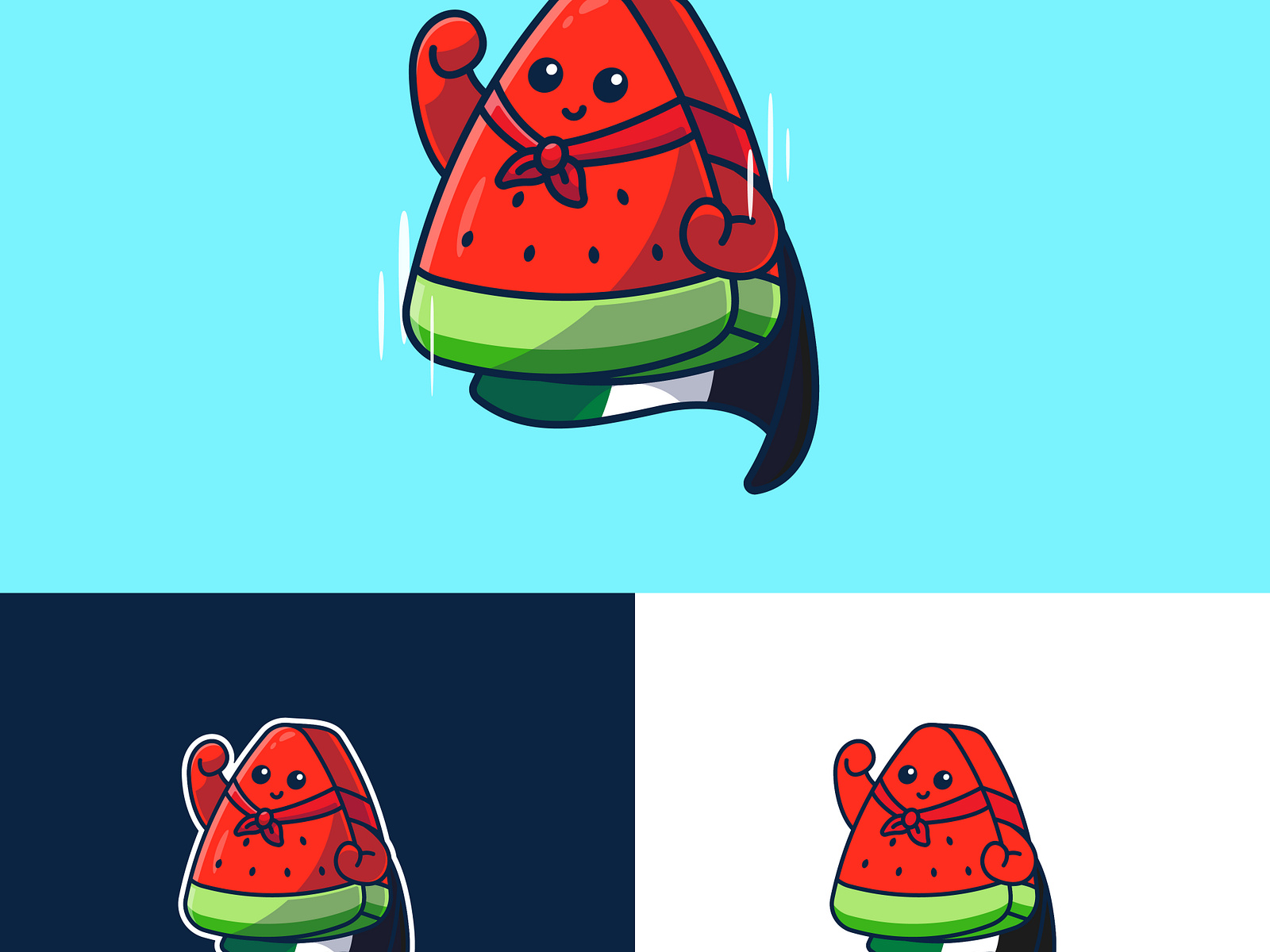 Palestine Watermelon 🍉🇵🇸 by Satisfactoons on Dribbble