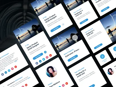 UI Kit cards components kit minimalism ui