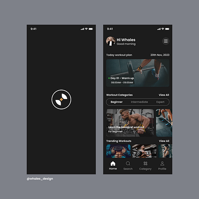 Fitness App - Concept figma ui uiux ux