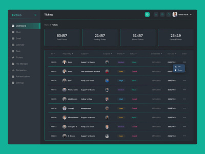 Ticketing Admin Dashboard -Tictiko admin dashboard admin panel analytic analytic admin dashboard analytics demo account crypto admin dashboard dashboard dashboard design dashboard design figma event ticketing admin dashboard fitness admin dashboard hospital admin dashboard job board admin dashboard omar faruk payment admin dashboard project management dashboard real estate admin dashboard restaurant admin dashboard ticketing admin dashboard ui