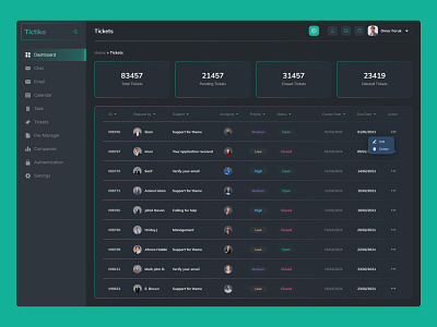 Ticketing Admin Dashboard -Tictiko admin dashboard admin panel analytic analytic admin dashboard analytics demo account crypto admin dashboard dashboard dashboard design dashboard design figma event ticketing admin dashboard fitness admin dashboard hospital admin dashboard job board admin dashboard omar faruk payment admin dashboard project management dashboard real estate admin dashboard restaurant admin dashboard ticketing admin dashboard ui