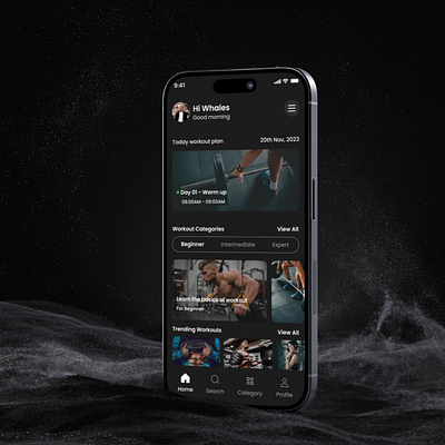 Fitness App - Concept design figma ui uiux ux