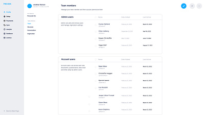 UI Dashboard Design - Account Profile account dashboard design profile ui uidashboard uidesign