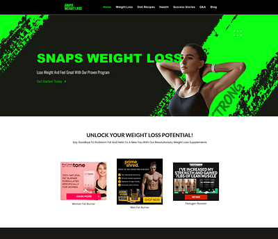Snaps Weight Loss affiliate blog blog website fitness blog health blog snaps weight loss