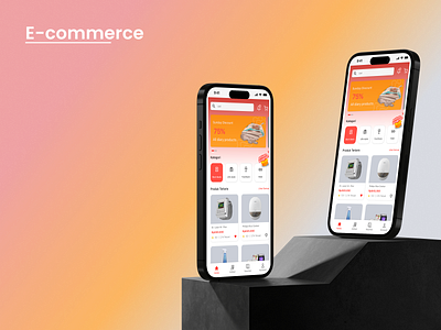 Ecommerce Mobile App animation branding graphic design motion graphics ui