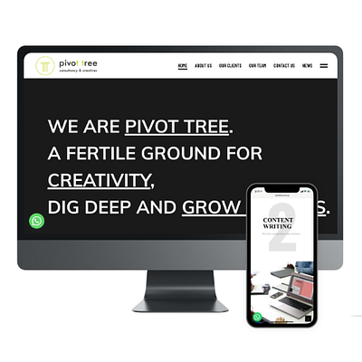 Pivot Tree design ui website