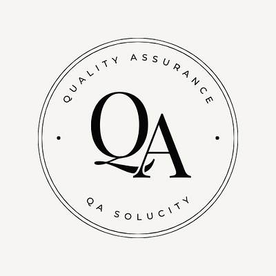 QA Solucity Logo brand brand identity branding graphic design illustration logo logodesign qa qasolucity quality qualityassurance vector