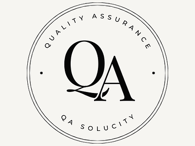 QA Solucity Logo brand brand identity branding graphic design illustration logo logodesign qa qasolucity quality qualityassurance vector