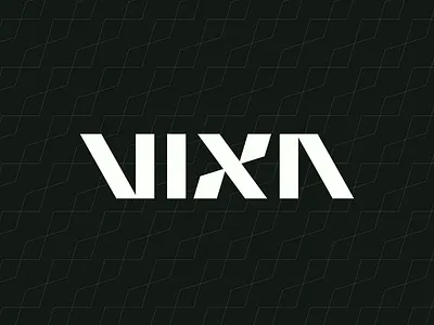 VIXA Logo black brand brand design brand logo branding clean design lettering logo simple tech logo type typography vector