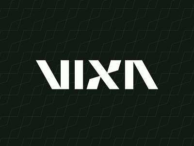 VIXA Logo black brand brand design brand logo branding clean design lettering logo simple tech logo type typography vector