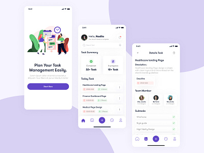 Task management app app design app ui design graphic design management mobile app planner product design project management project management app task app task management task management app team manager ui
