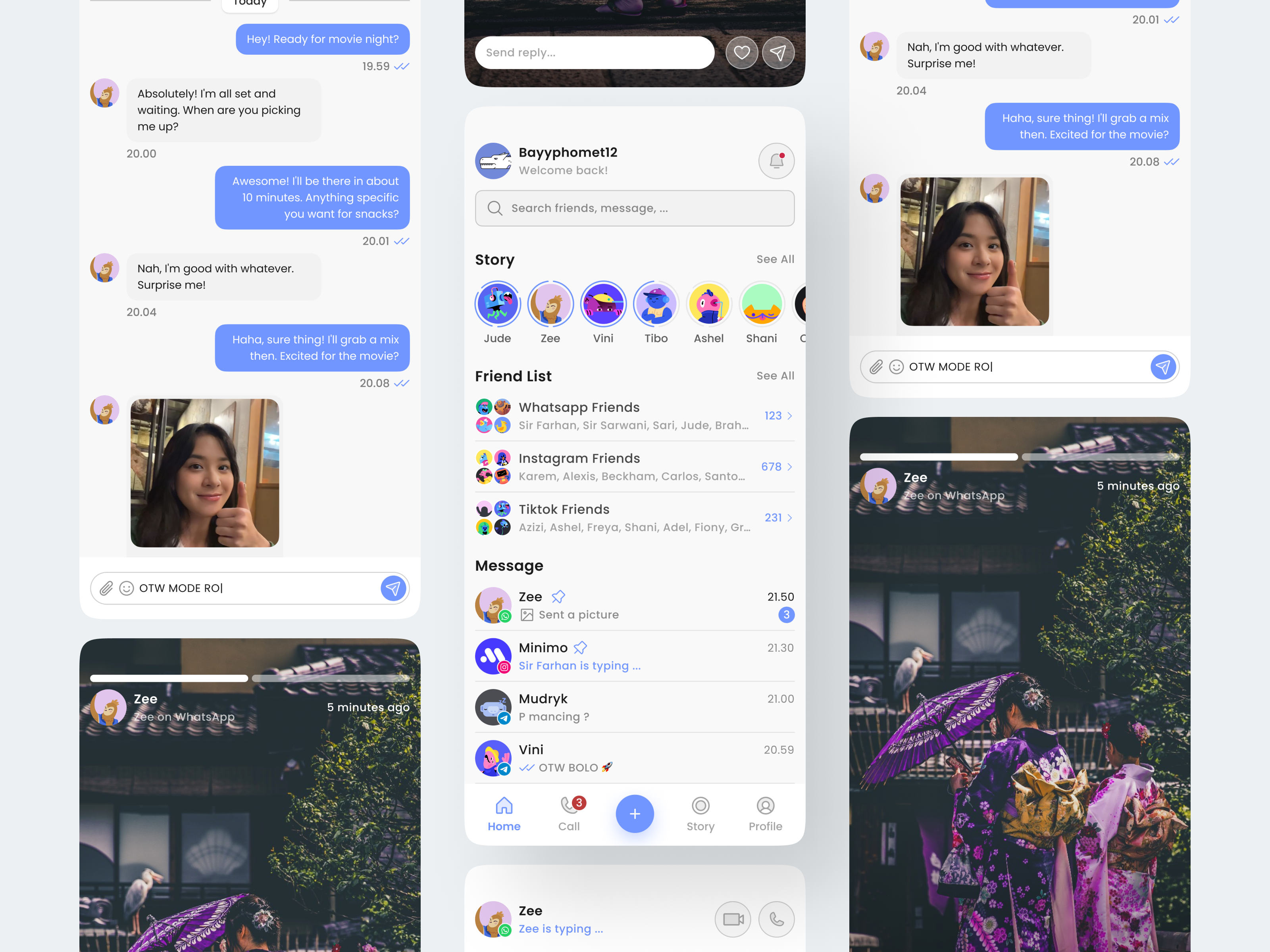 Unichat - Message Mobile Apps app apps call channel chat chat app chatting community conversation direct messager inbox app mail mailbox manager message mobile mobile apps online talk