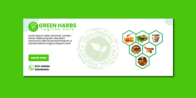 Facebook Cover Page Design | Organic Food | Fresh Food Design animation brand branding business company corporate corporate design design facebook cover facebook cover page design fresh food design graphic design illustration instagram post logo modern design motion graphics organic food ui vector