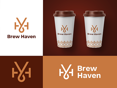 Brew Haven Logo Design coffe logo design logo graphic design logo