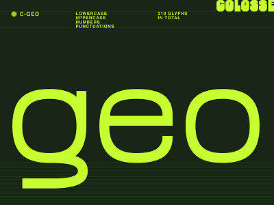 c-geo bold display display font font design fontface fonts geometric heavy italic lowercase numbers round slant uppercase