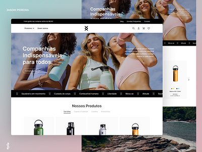 Stay Balance - E-commerce Interface bottle branding clean design e commerce fashion interface products store thermal ui ux
