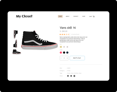 Shoes details branding design icon logo minimal typography ui ux web website