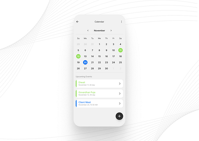 Calendar UI dailychallenge figma ui uidesign