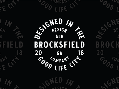 Brocksfield Design Company badge design badge inspiration branding illustration logo manhole pothole shirt design