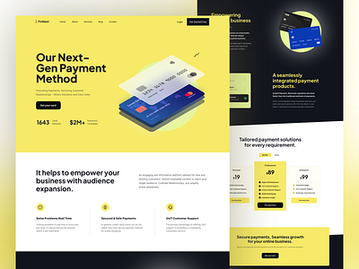 FinNest Website UIUX Design card clean ui creative credit card figma finnancial fintech fintech website illustration landingpage landingpagedesgn payment payment method product ui ux website website design