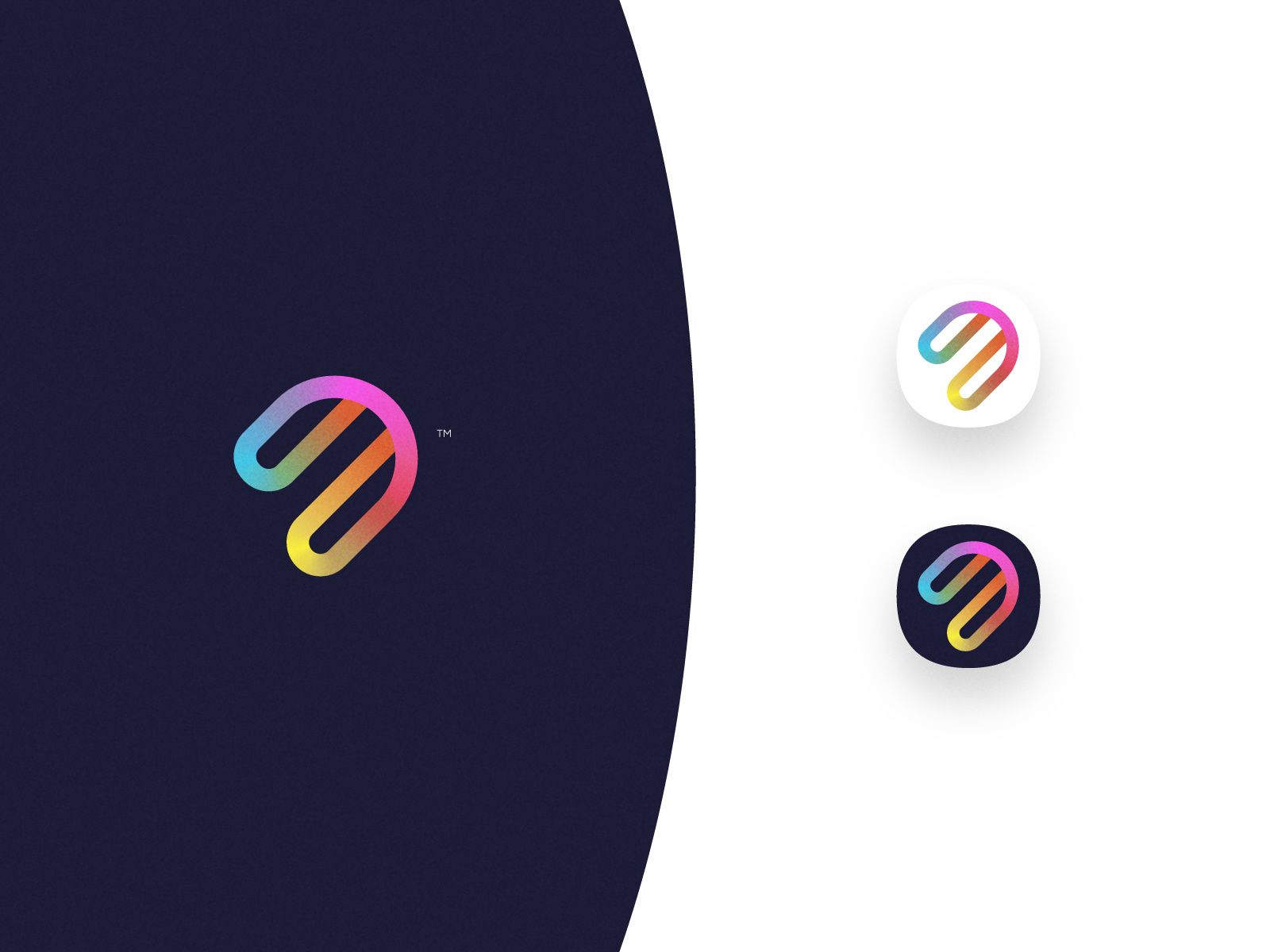 D - Dorio Minimal Icon app bold circular clean creative d digital fluid gradiant icon innovative minimal modern multicolor simple sleek streamlined stylish tech vivid