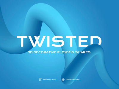 Abstract Twisted Shape 3D Backgrounds 3d 3d render abstract background curve curved dynamic form illustration isolated object png shape spiral transparent background transparent png twist twisted twister wallpaper