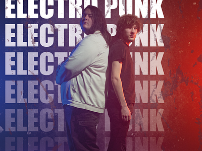 Cover d'ablum - ELECTROPUNK affiche album cd cover design disc electro music musique photo photoshop poster