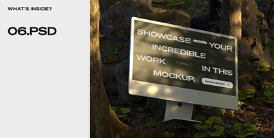 Vol 18 - iMac Mockup - 9 PSD Mockups 3d 3d mockup device device mockup imac imac mockup mock up mockup mockups