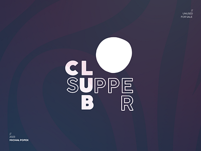 Supper club logo branding freelancer hidden restaurant identity logo supper club