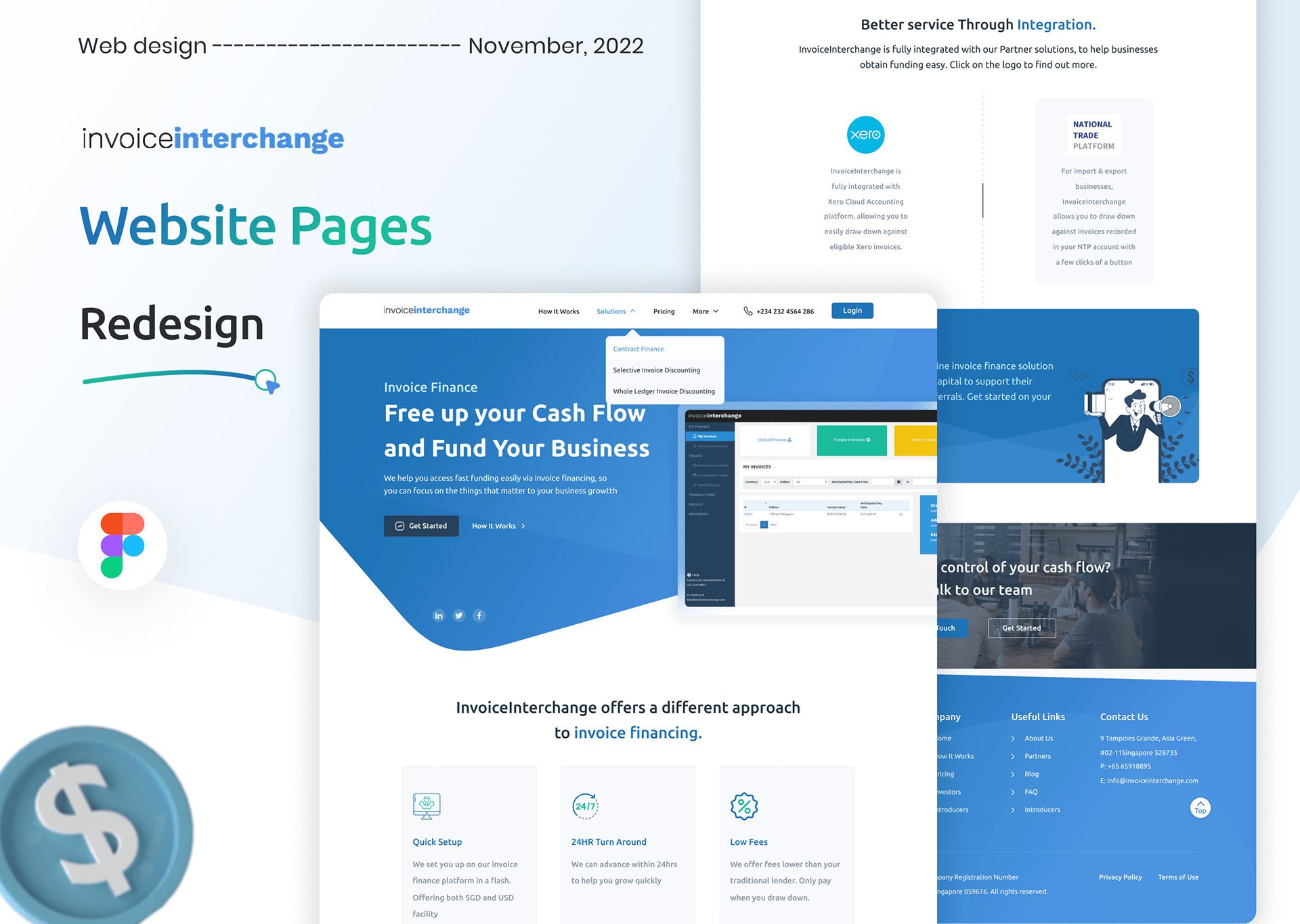 Invoiceinterchange Website Pages Redesign By Creative UI/UX Designer ...