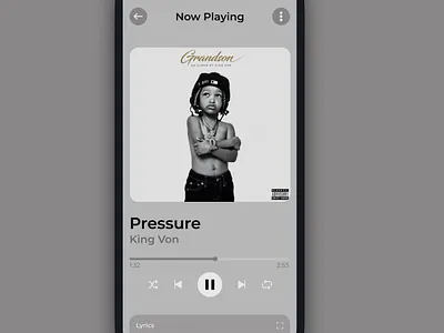 Music Player app appdeisgn dailyui design music ui uidesign