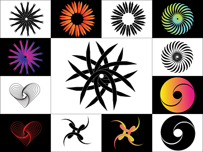 Round / Circle Logos Collection abstract desighn abstract logo branding circle design graphic design logo logo branding logo collection minimalism minimalist