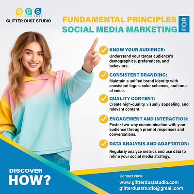 Fundamental principles of social media marketing banner branding design flyer graphic design photoshop post socialmedia