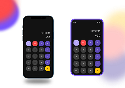 Calculator UI Design app design mobileappdesign ui user interface ux