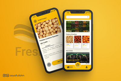 FreshCart: Navigating Grocery Apps - UI Concept✨ branding graphic design ui