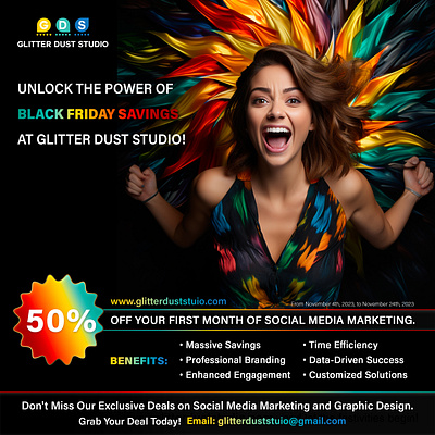 🚀 Black Friday Savings - Hurry Up And Grab Your Deal! 🎁 banner banner ad banner ads blackfriday branding design digital discound graphic graphic design post socialmedia