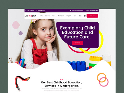 Kindergartens website child education education kindergartens kindergartens mobile app kindergartens website website