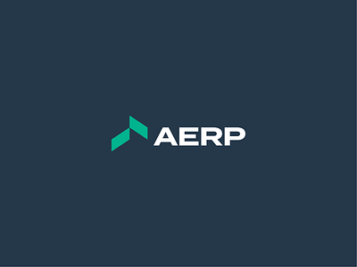 AERP Logo alberta branding graphic design logo logotype mountain rebrand recycling rubber tires treads wordmark
