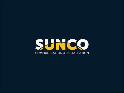 Sunco Communications Logo b2b branding graphic design logo logotype phone rebrand services sun sunrise telco telecommunications